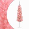 vidaXL &Aacute;rvore de Natal artificial estreita com bolas 150 cm 150 LED