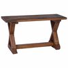 vidaXL banco Natural 85 x 35 x 46 cm Madeira recuperada maci&ccedil;a