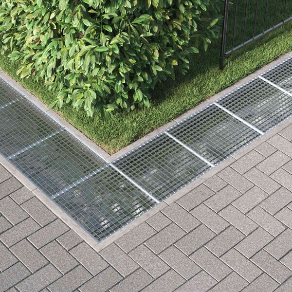 vidaXL Grelha Prateado 50 x 50 x 2 cm A&ccedil;o Galvanizado a Quente