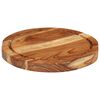 vidaXL T&aacute;bua de cortar &Oslash;25x2,5 cm madeira de ac&aacute;cia maci&ccedil;a