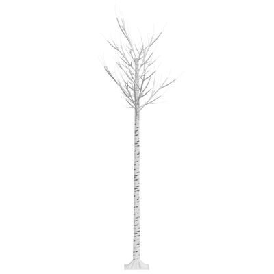 vidaXL Árvore de Natal 200 LEDs salgueiro int./ext. 2,2m branco quente