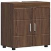 vidaXL Conjunto de M&oacute;veis para Banheiro TULUM Carvalho Marrom