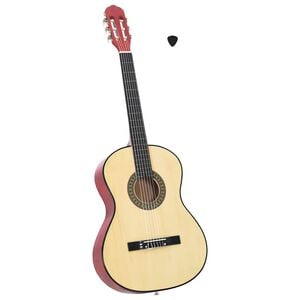 vidaXL Guitarra cl&aacute;ssica para iniciantes 4/4 39" madeira de tilia