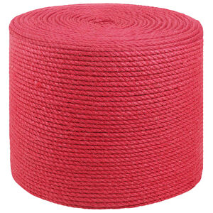 vidaXL Corda de Juta 8 mm Vermelho 100% juta Tossa