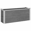 vidaXL Canteiro de jardim elevado Cinzento 100 x 30 x 22 cm