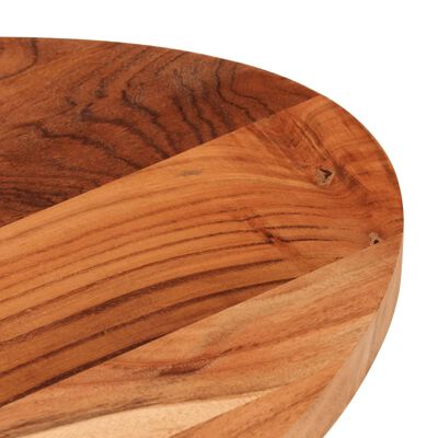 vidaXL Tampo de mesa oval 110x40x3,8 cm madeira de acácia maciça