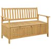 vidaXL Banco de arruma&ccedil;&atilde;o 2 -Seater 120 x 63 x 84 cm Ac&aacute;cia S&oacute;lida