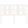 vidaXL Cabeceira de cama 145,5x4x100 cm madeira de pinho maciça branco