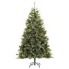 vidaXL &Aacute;rvore de Natal Artificial Articulada com Cones Verde 240 cm