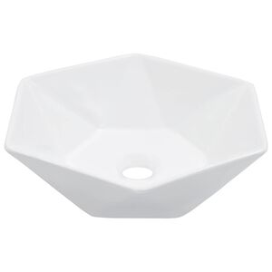 vidaXL Lavat&oacute;rio 41x36,5x12 cm cer&acirc;mica branco