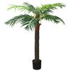 vidaXL Palmeira phoenix artificial com vaso 190 cm verde