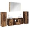 vidaXL Conjunto de M&oacute;veis para Banheiro 6 pcs Madeira antiga