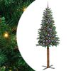 vidaXL &Aacute;rvore de Natal Slim Verde 210 cm