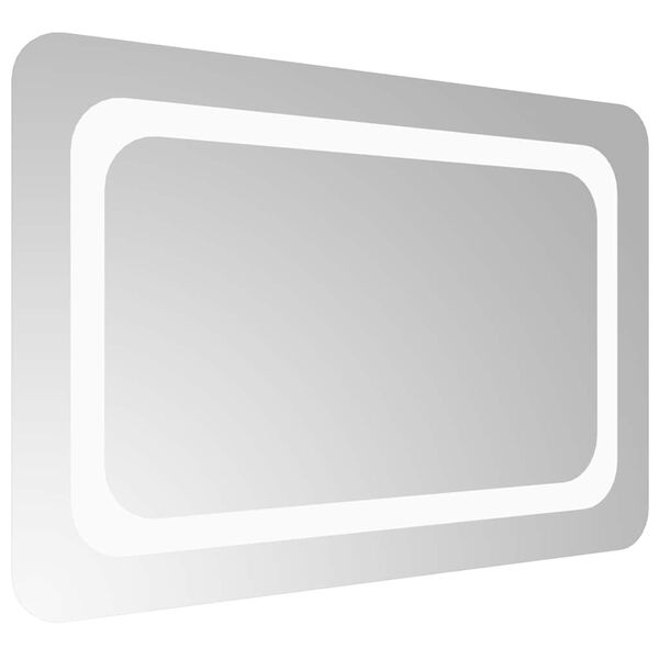 vidaXL Espelho de casa de banho com luzes LED 60x40 cm