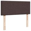 vidaXL Estrutura de cama otomana com colch&atilde;o 120x190cm castanho escuro