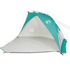 vidaXL Tenda de praia 268x223x125 cm poliéster 185T verde-mar