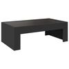 vidaXL Mesa de centro com luzes LED Infinity 90x50x30 cm preto
