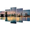 vidaXL Pol&iacute;ptico com impress&atilde;o vista rio da ponte de Brooklyn 200 x 100 cm