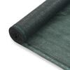 vidaXL Rede de t&eacute;nis PEAD 1,8x25 m verde