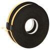 vidaXL Fita de espuma autoadesiva 2 pcs Preto 15mm x 10m Espuma CR