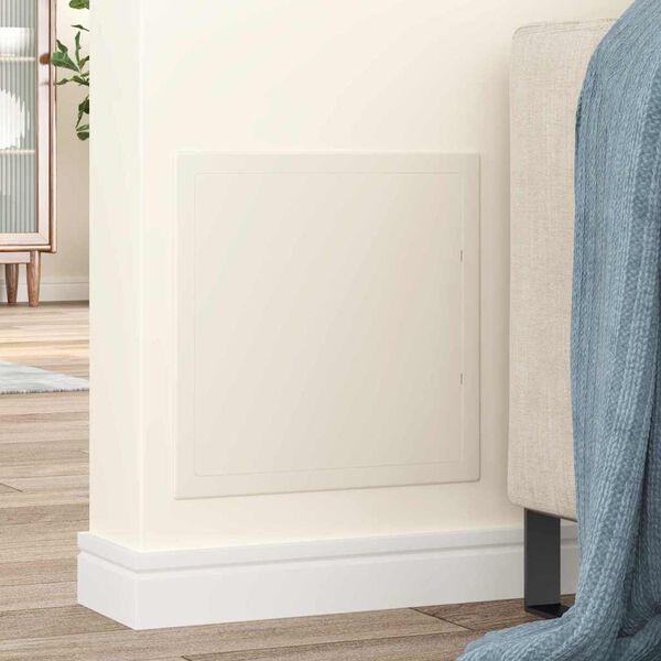 vidaXL Pain&eacute;is de Acesso Branco 30 x 30 cm Pl&aacute;stico ABS