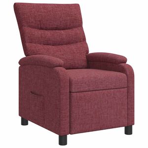 vidaXL Reclin&aacute;vel Vinho Vermelho Tecido