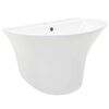 vidaXL Lavabo Branco 56 x 48 x 42 cm Cer&acirc;mica Vidrada