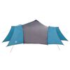vidaXL Barraca Tipi com telhado Azul e Cinza 492 x 492 x 275 cm tecido