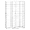 vidaXL Cesto gabi&atilde;o arame galvanizado 150 x 100 x 30 cm