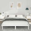 vidaXL Estrutura da Cama com cabeceira Branco 160 x 210 cm