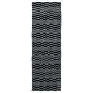 vidaXL Passadeira ORIZ 1150 gsm Padr&atilde;o de malha preta