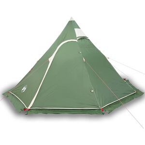 vidaXL Tenda de campismo tipi para 5 pessoas imperme&aacute;vel verde