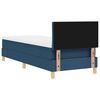 vidaXL Cama Box Spring LED com colch&atilde;o com led Azul 80 x 200 cm tecido