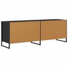 vidaXL Gabinete para TV Carvalho Preto 140 x 36 x 49.5 cm