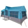vidaXL Barraca Familiar com telhado Azul e Cinza 622 x 295 x 238 cm