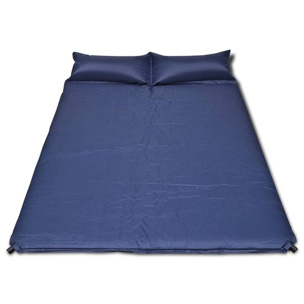 Colchão de dormir autoinsuflável 190x130x5 cm (duplo) azul