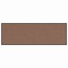 vidaXL Tapete de Entrada Castanho e Preto 60 x 180 cm 100% Poliamida