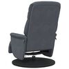 vidaXL Cadeira de Massagem Recliner Cinza Escuro 91 x 71 x 105 cm