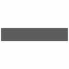 vidaXL Prateleira de parede suspensa 120x23,5x3,8 cm MDF cinzento