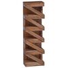 vidaXL Escorredor de Vinho Natural 24 x 14 x 80 cm