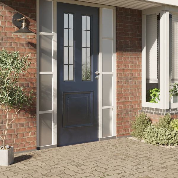 vidaXL Pel&iacute;cula janela est&aacute;tica 90x1000cm PVC cinza fosco