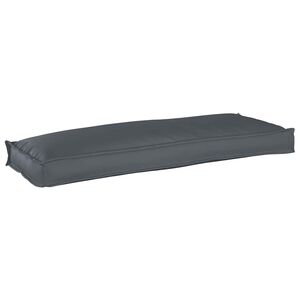 vidaXL Almofada Antracite 110 x 40 x 8 cm Tecido Oxford