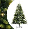vidaXL &Aacute;rvore de Natal Artificial Articulada 300 LEDs Verde 180 cm