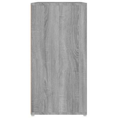 vidaXL Sapateira 60x35x70 cm derivados de madeira sonoma cinza