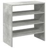 vidaXL Sapateiras 2 pcs empilh&aacute;veis 60x30x30,5 cm cinzento cimento