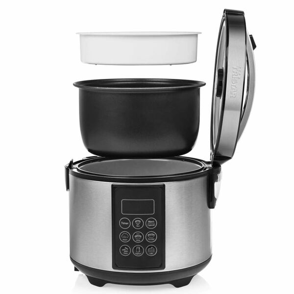 Tristar Panela de arroz multifun&ccedil;&otilde;es digital 500W 1,5L a&ccedil;o inoxid&aacute;vel
