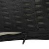 vidaXL Almofada com travesseiro Preto 47 x 24 x 13 cm Malha 4D