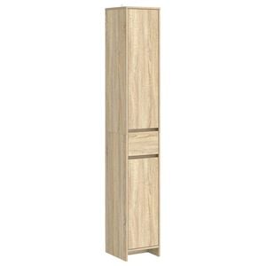 vidaXL Arm&aacute;rio de Banheiro Carvalho Sonoma 30 x 33 x 190 cm