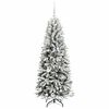 vidaXL Árvore de Natal Artificial com 150 LEDs Branco 150 cm