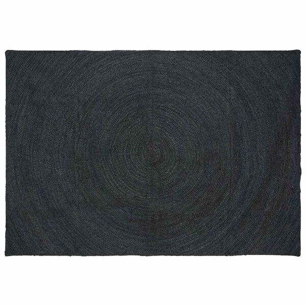 vidaXL Tapetes de &aacute;rea Retangular Cinza Escuro 240 x 340 cm Juta